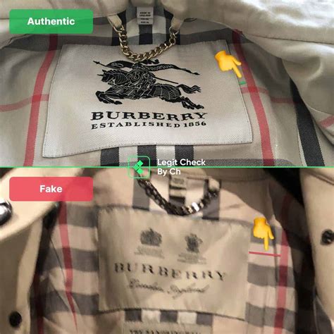 how to spot a fake burberry sport coat|Burberry coat scam.